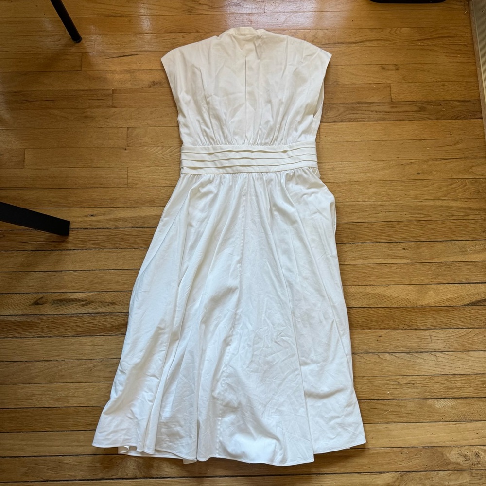 Kobi Halperin White Tie Waist Midi Dress - Picture 12 of 14